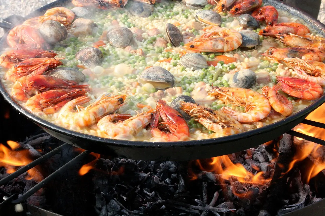 Meeresfrüchte-Paella