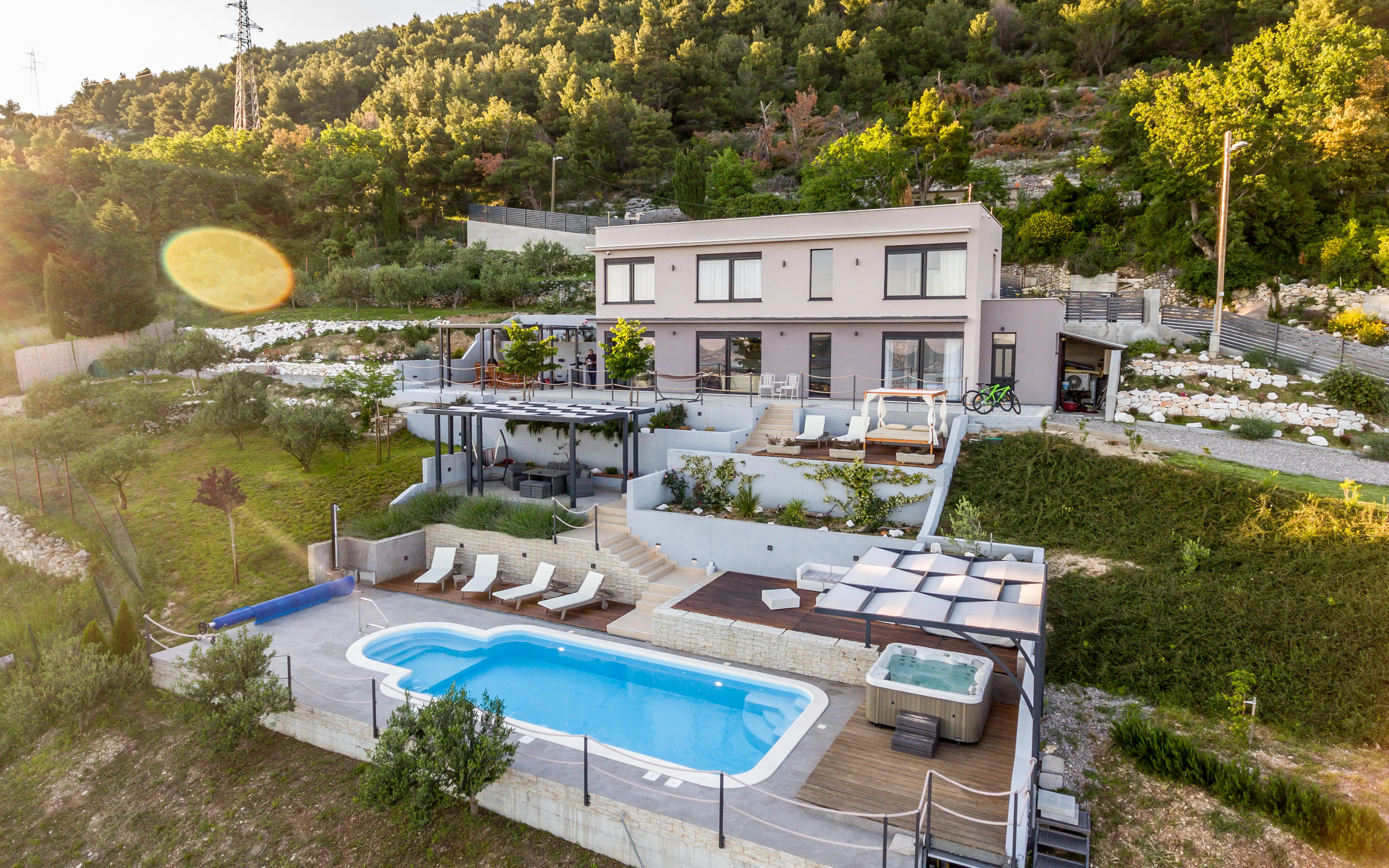Luxusvilla Grand View mit Pool, Split