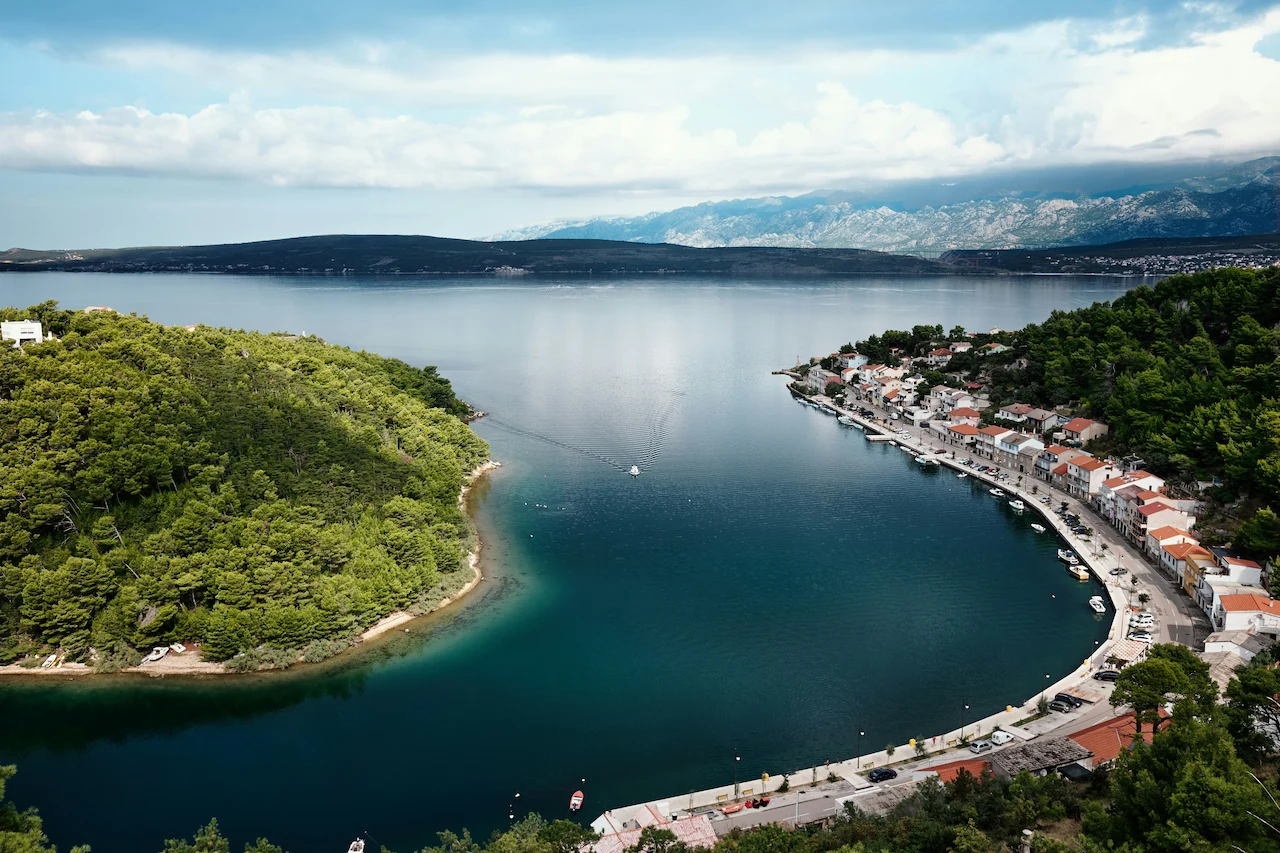 Luftaufnahme von Novigrad