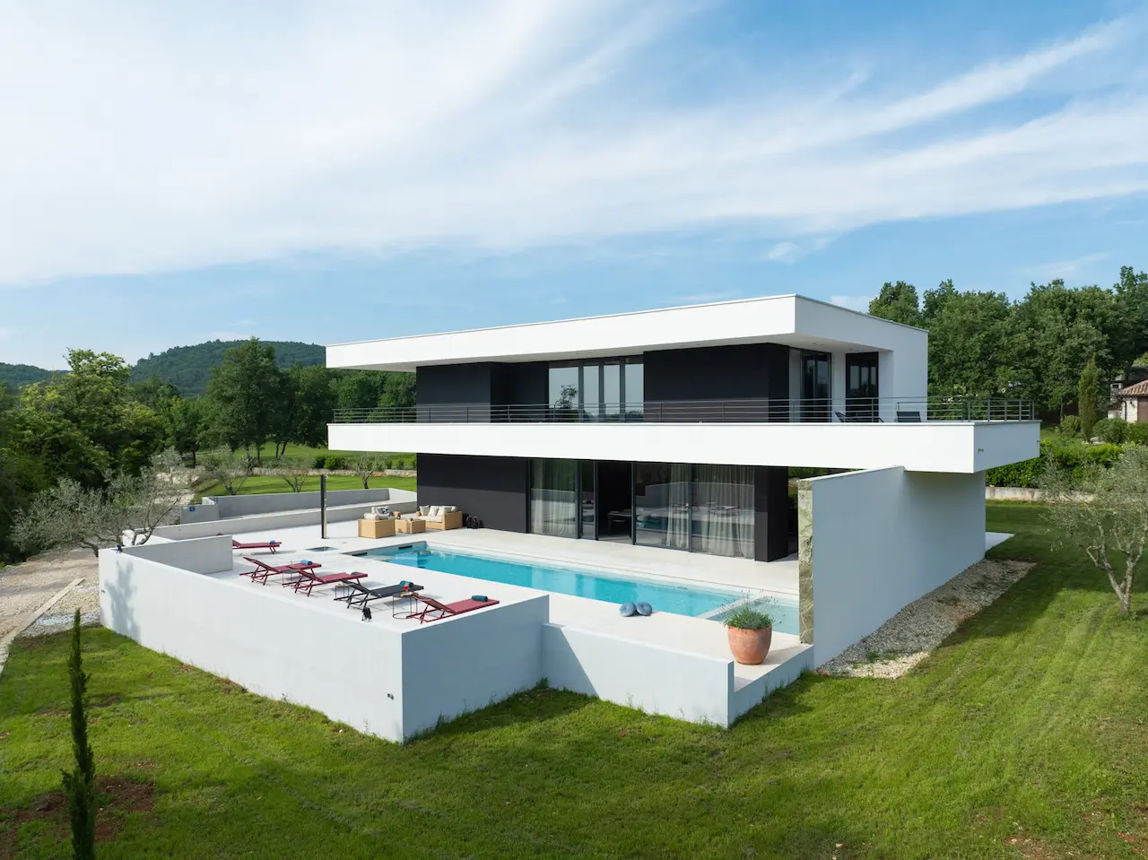 Luxusvilla Sylva in der Nähe von Motovun, Istrien, Kroatien
