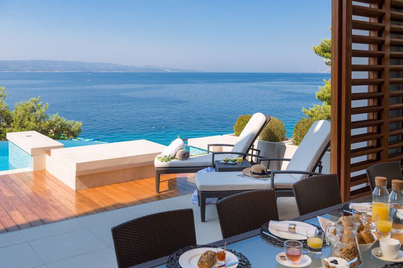 Beachfront Villa Gloria Grande with Pool Makarska