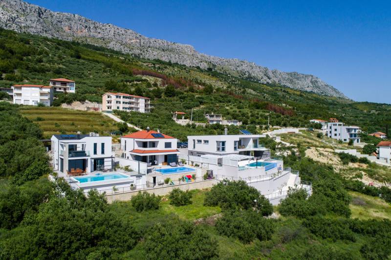Luxusvilla Glamour mit beheiztem Pool Split