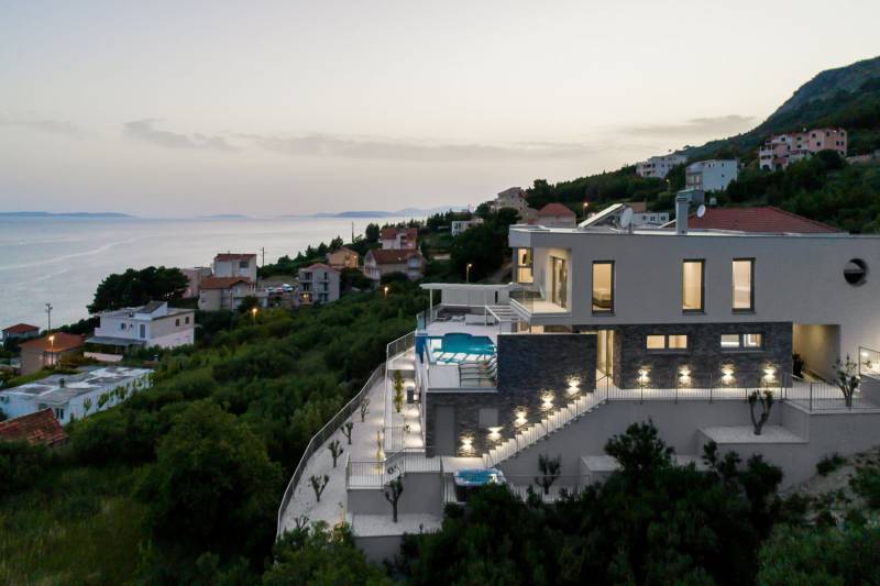 Luxusvilla Glamour mit beheiztem Pool Split