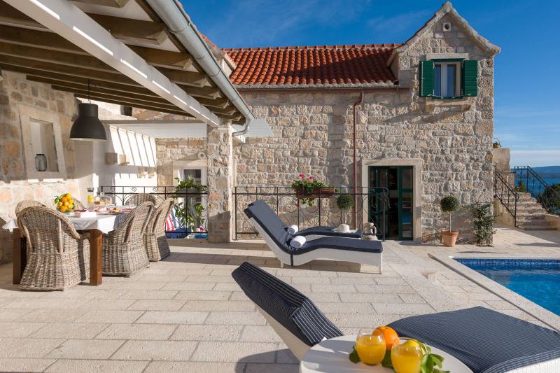 Luksusowa Willa Blue Pearl z Basenem Brač