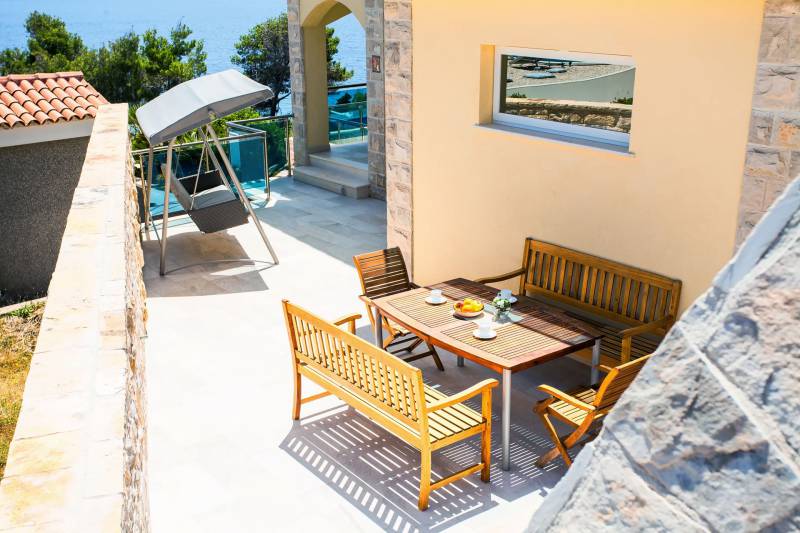Beachfront Villa Sea Sound with Pool Korčula