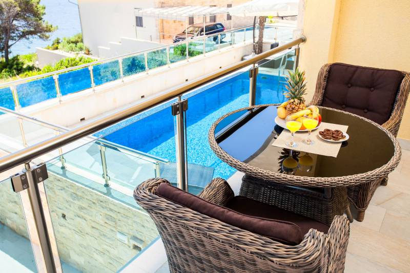 Beachfront Villa Sea Sound with Pool Korčula