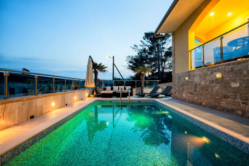 Beachfront Villa Sea Sound with Pool Korčula