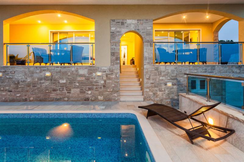 Beachfront Villa Sea Sound with Pool Korčula