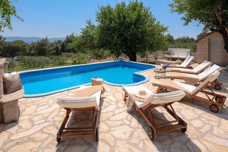 Villa Golden Beach med Basseng Brač