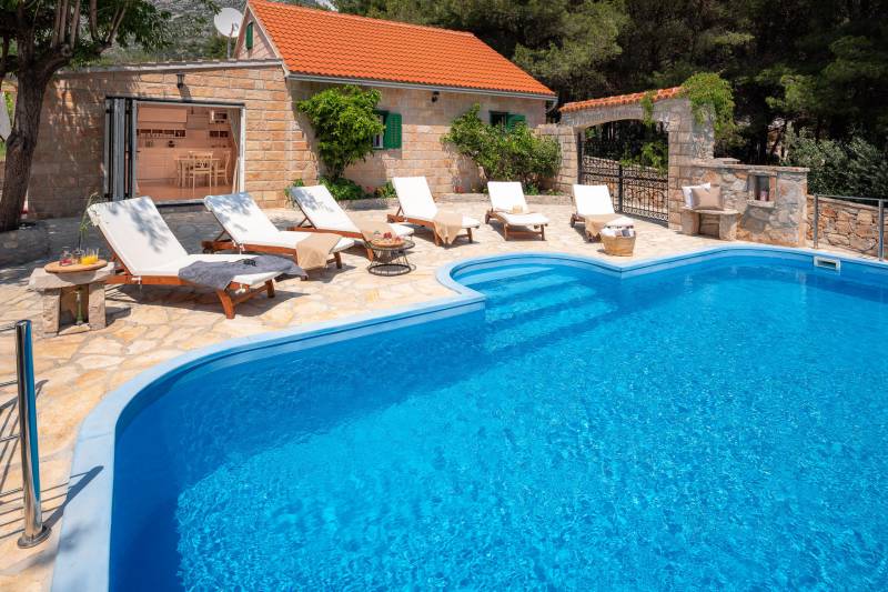 Villa Golden Beach med Basseng Brač