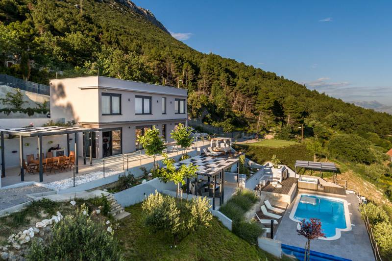 Luksusowa Willa Grand View z Basenem Split