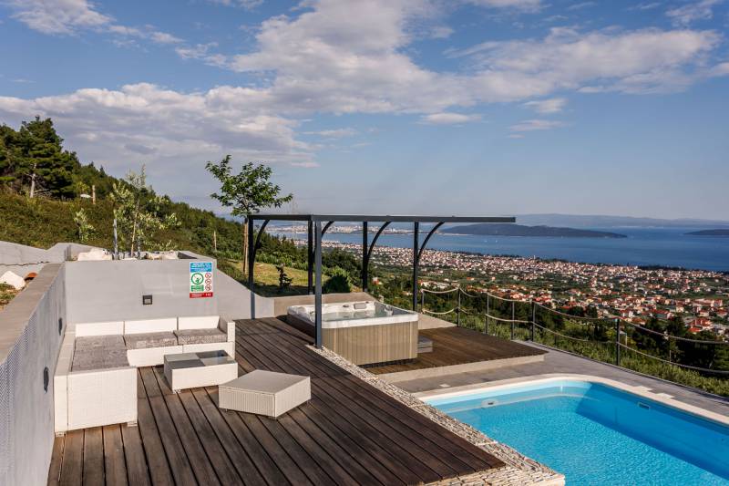 Luksusowa Willa Grand View z Basenem Split
