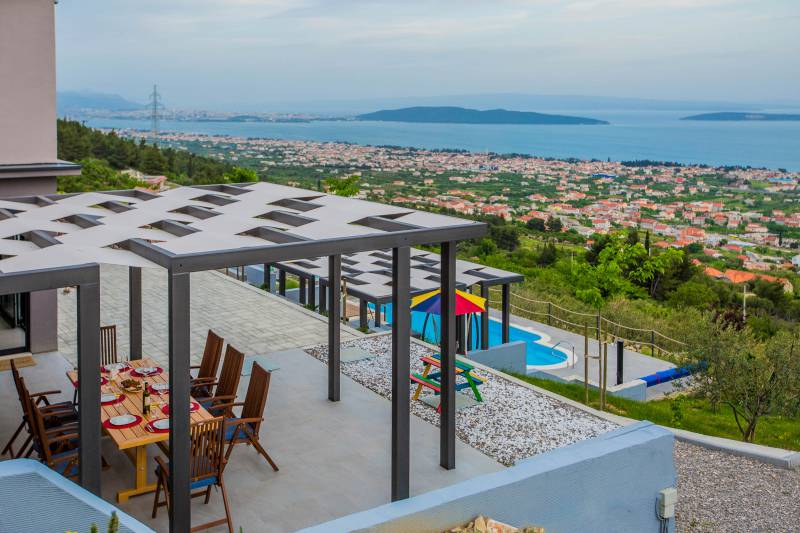 Luksusowa Willa Grand View z Basenem Split