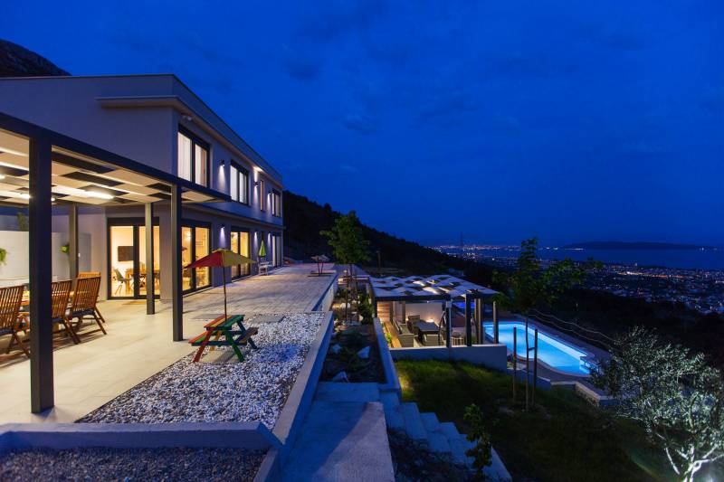 Luksusowa Willa Grand View z Basenem Split