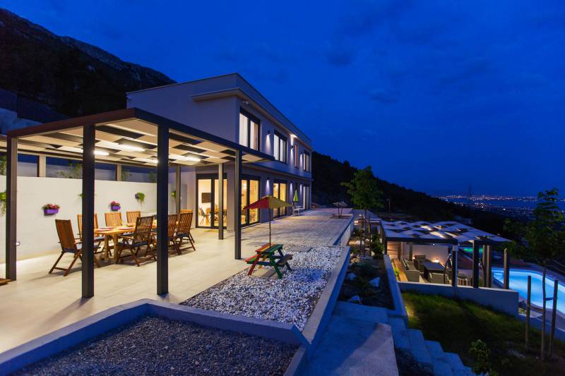 Luksusowa Willa Grand View z Basenem Split