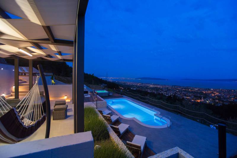 Luksusowa Willa Grand View z Basenem Split