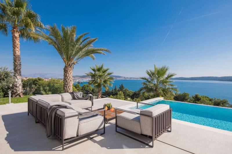 Luxusvilla Elyzeum mit beheiztem Pool Trogir