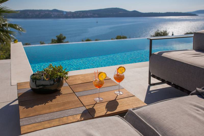 Luxusvilla Elyzeum mit beheiztem Pool Trogir
