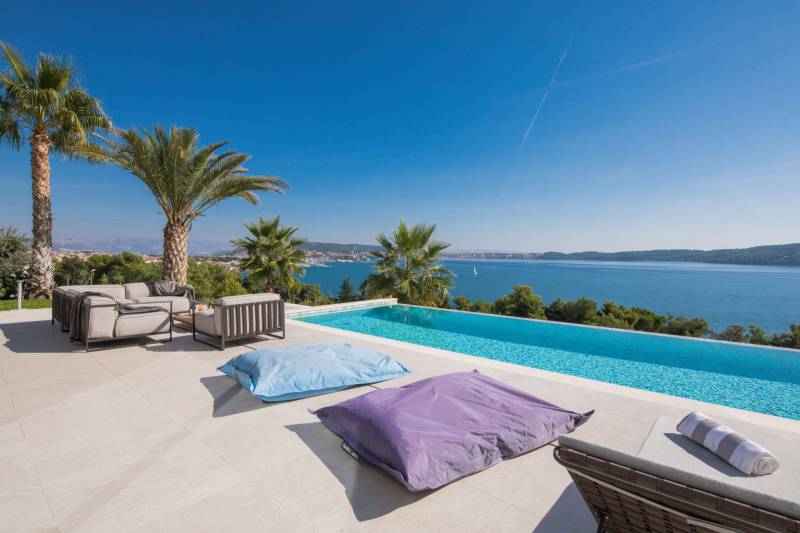Luxusvilla Elyzeum mit beheiztem Pool Trogir