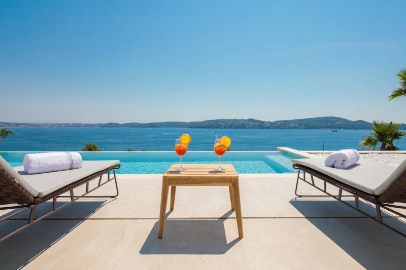 Luxusvilla Elyzeum mit beheiztem Pool Trogir