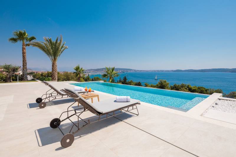 Luxusvilla Elyzeum mit beheiztem Pool Trogir