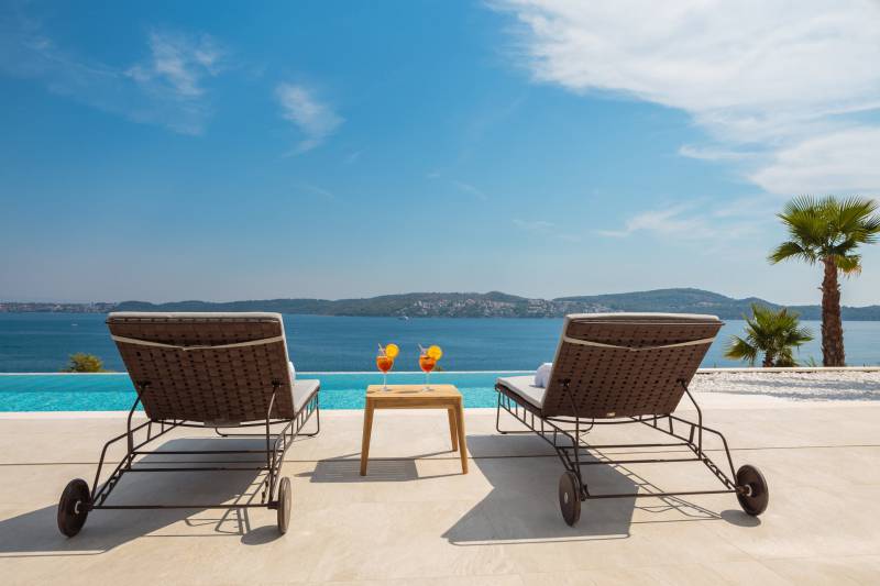 Luxusvilla Elyzeum mit beheiztem Pool Trogir