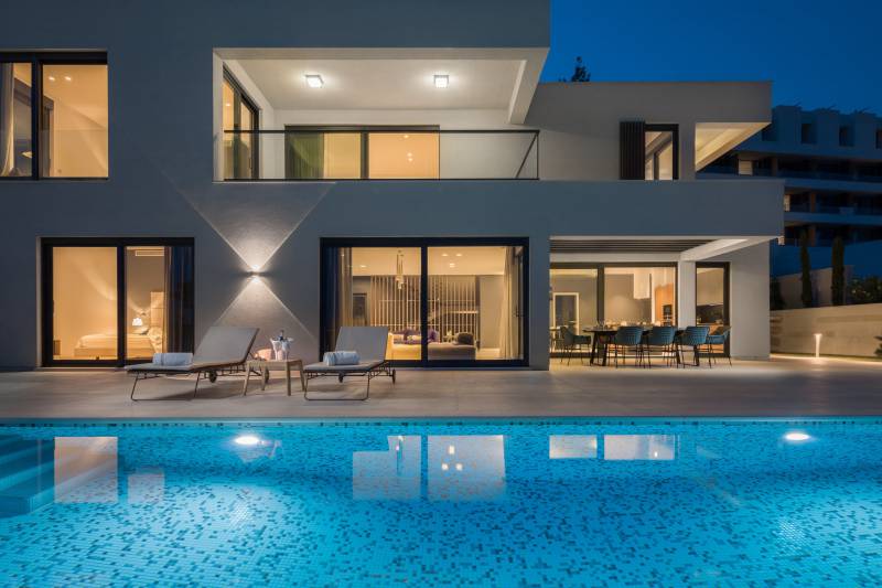 Luxusvilla Elyzeum mit beheiztem Pool Trogir