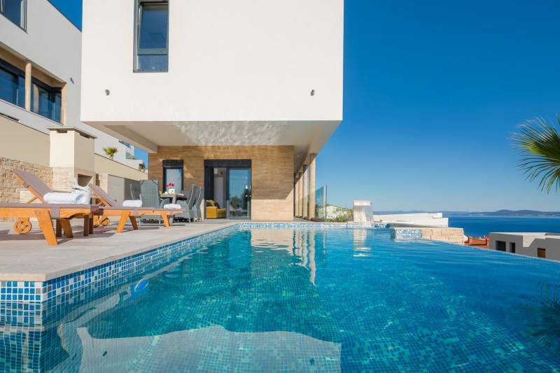 Luksuzna Vila White Pearl s Bazenom Trogir