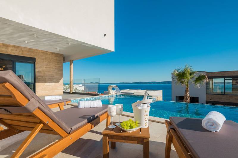 Luksuzna Vila White Pearl s Bazenom Trogir