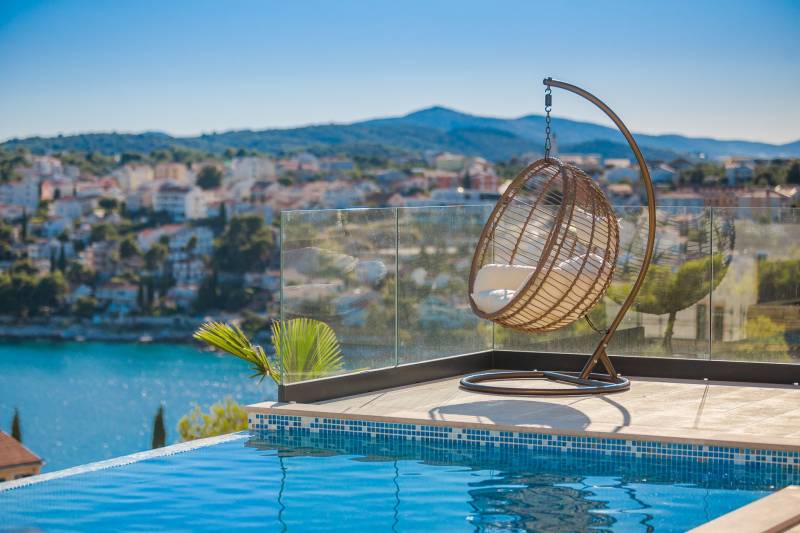 Luksuzna Vila White Pearl s Bazenom Trogir
