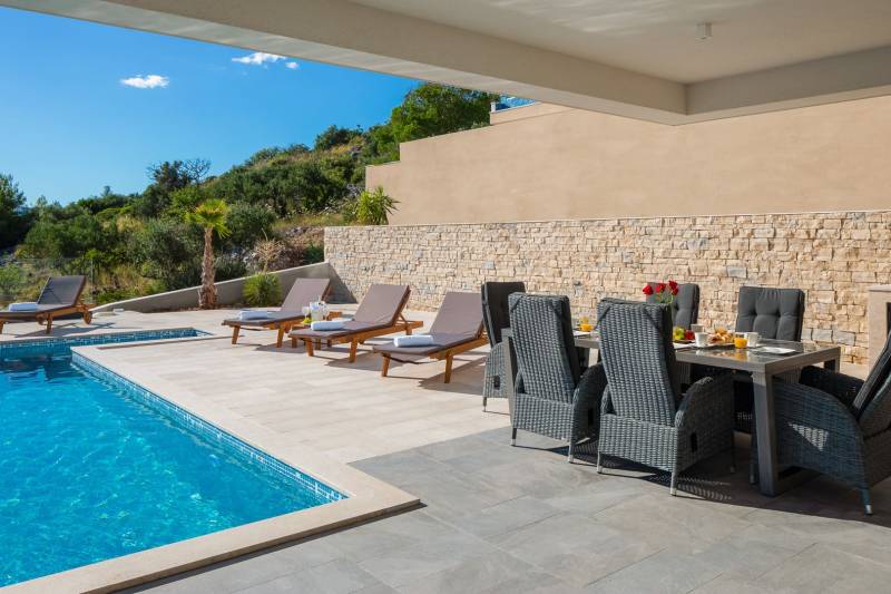Luksuzna Vila White Pearl s Bazenom Trogir