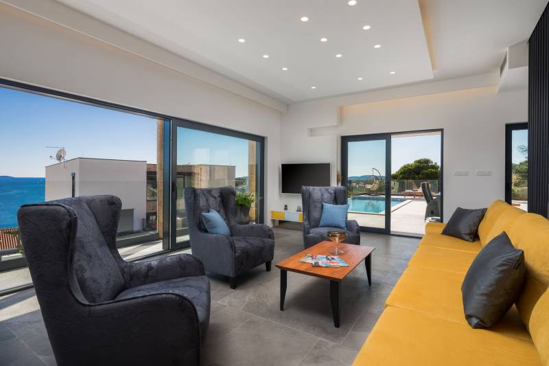 Luksuzna Vila White Pearl s Bazenom Trogir