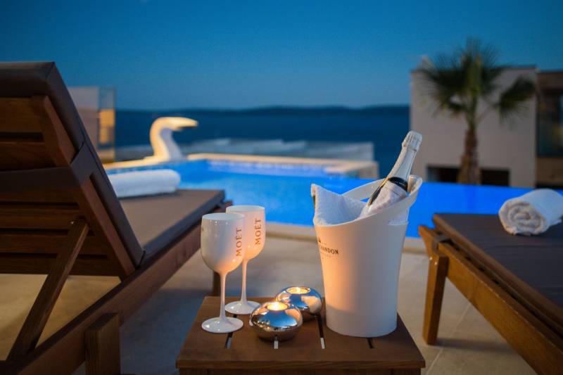 Luksuzna Vila White Pearl s Bazenom Trogir