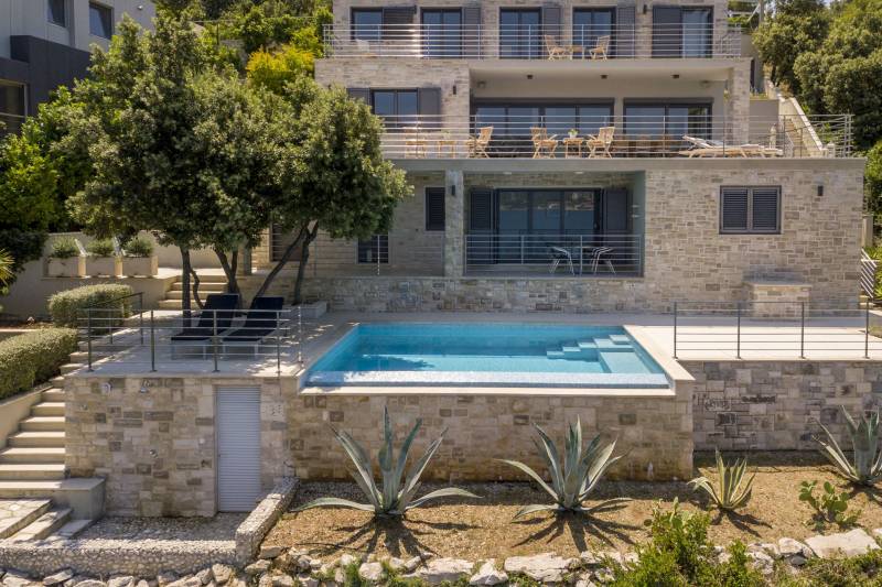 Strandvilla Poseidon med Basseng Korčula