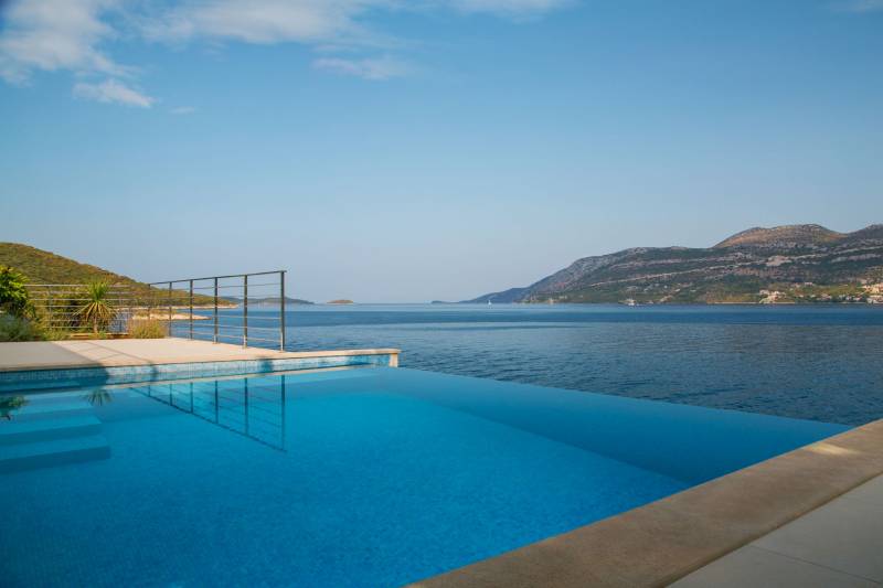Strandvilla Poseidon med Basseng Korčula