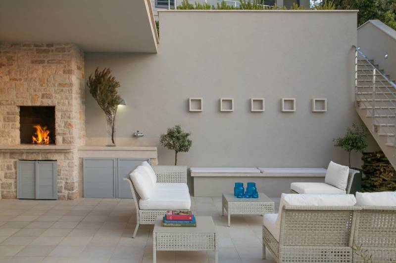 Strandvilla Poseidon med Basseng Korčula