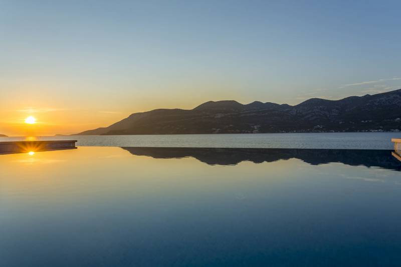 Strandvilla Poseidon med Basseng Korčula