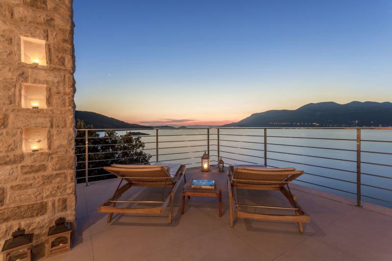 Strandvilla Poseidon med Basseng Korčula