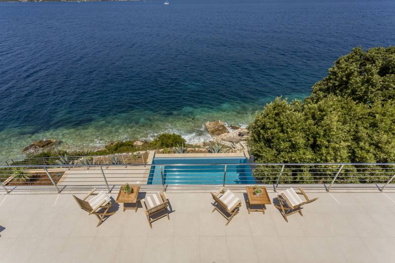 Strandvilla Poseidon med Basseng Korčula