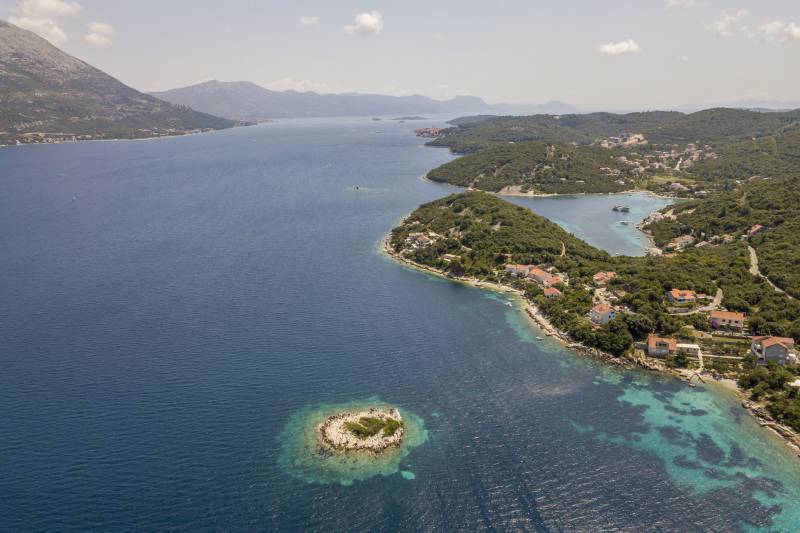 Strandvilla Poseidon med Basseng Korčula