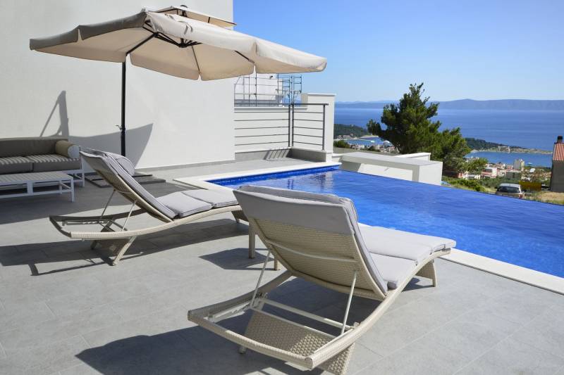 Villa Ninona med Basseng I Makarska