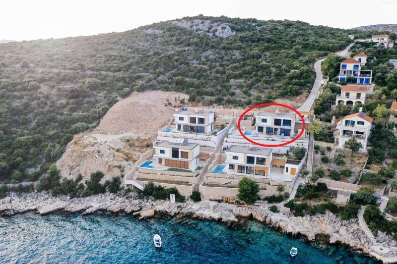 Villa Sunrise med Basseng Trogir