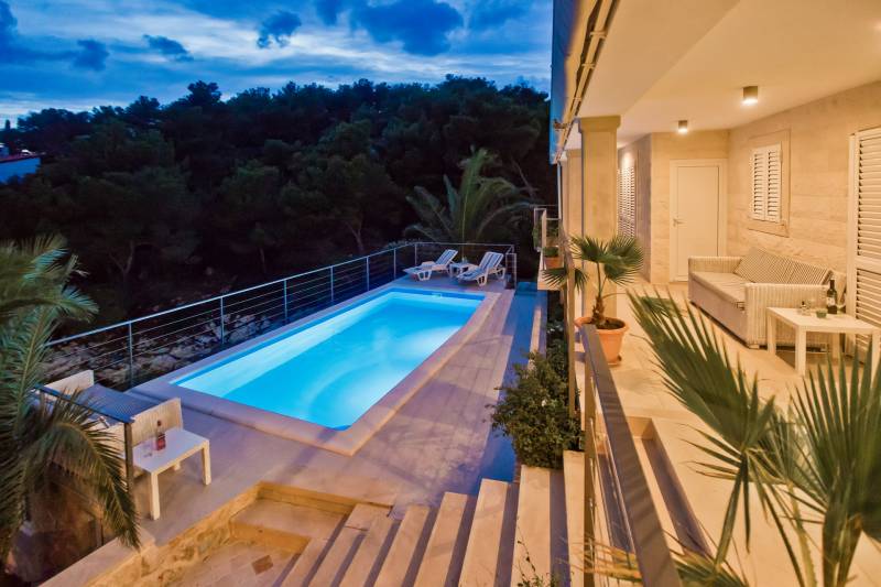 Vila Pure Life s Bazenom na Plaži Hvar