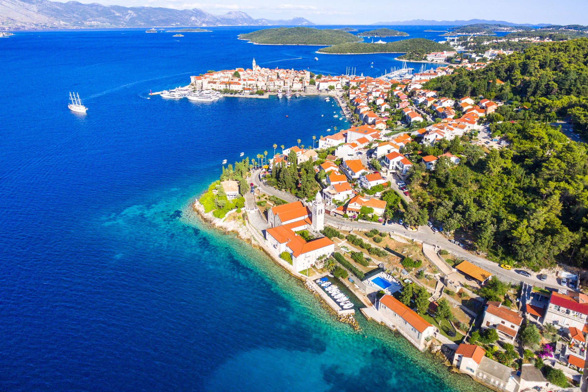 Korcula Island in Croatia