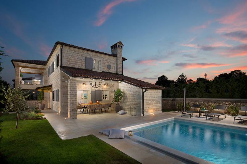 Villa Terra Nostra with pool in Kanfanar near Porec in Istria