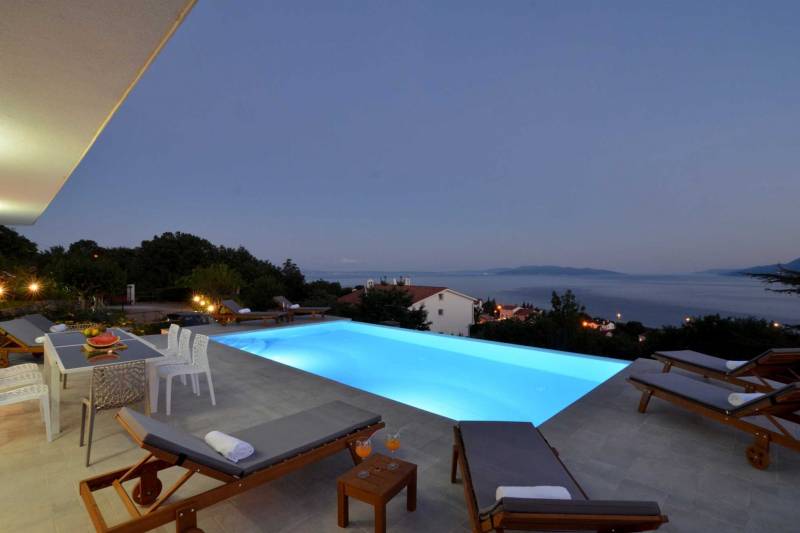 Villa Luminosa with Heated Pool Rijeka