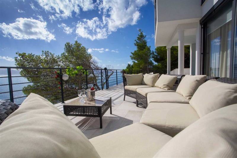 Beachfront Villa Costabella with Pool Makarska