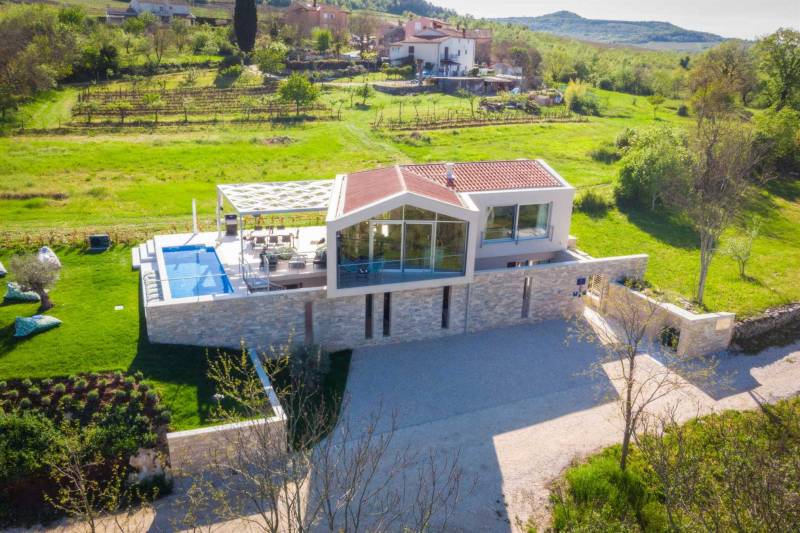 Vila Montagna Istriana s Bazenom Motovun