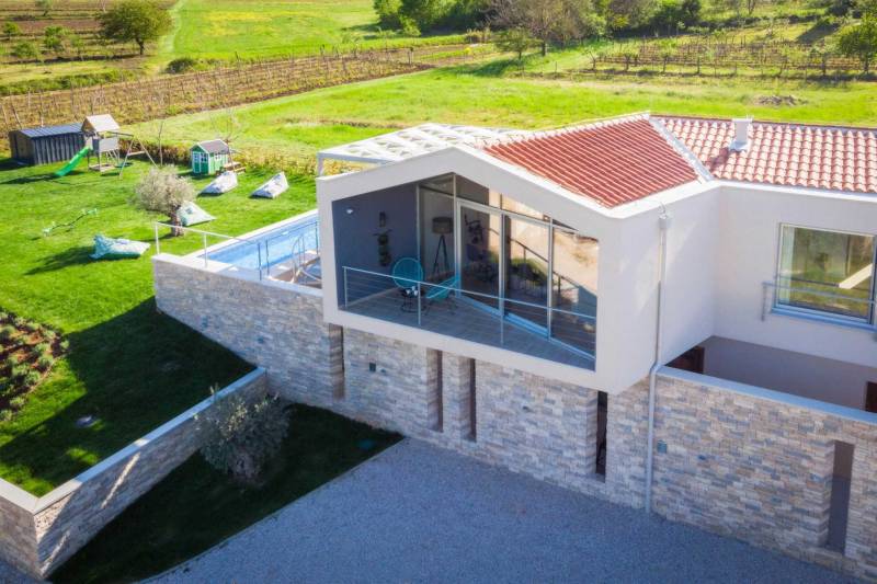 Vila Montagna Istriana s Bazenom Motovun