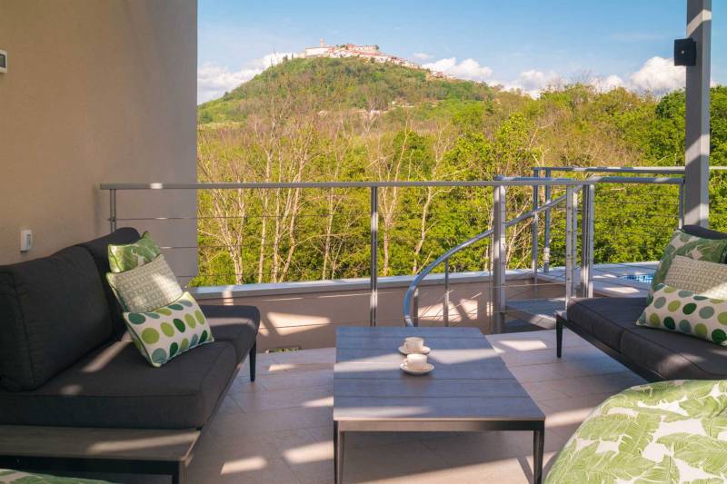 Vila Montagna Istriana s Bazenom Motovun